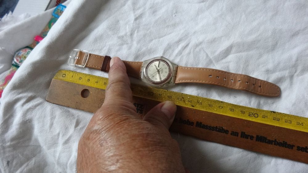 S-WATCH  SCHÖNE HERREN  UHR,QUARTZ,DATE.TAG.LÄÜFT 1