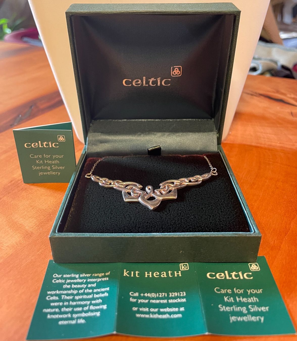 Catenine: Echte Silberkette Celtic Knotenmuster, von Kit Heath – Usato da Urtenen-Schönbühl venduto da winterkalt 1