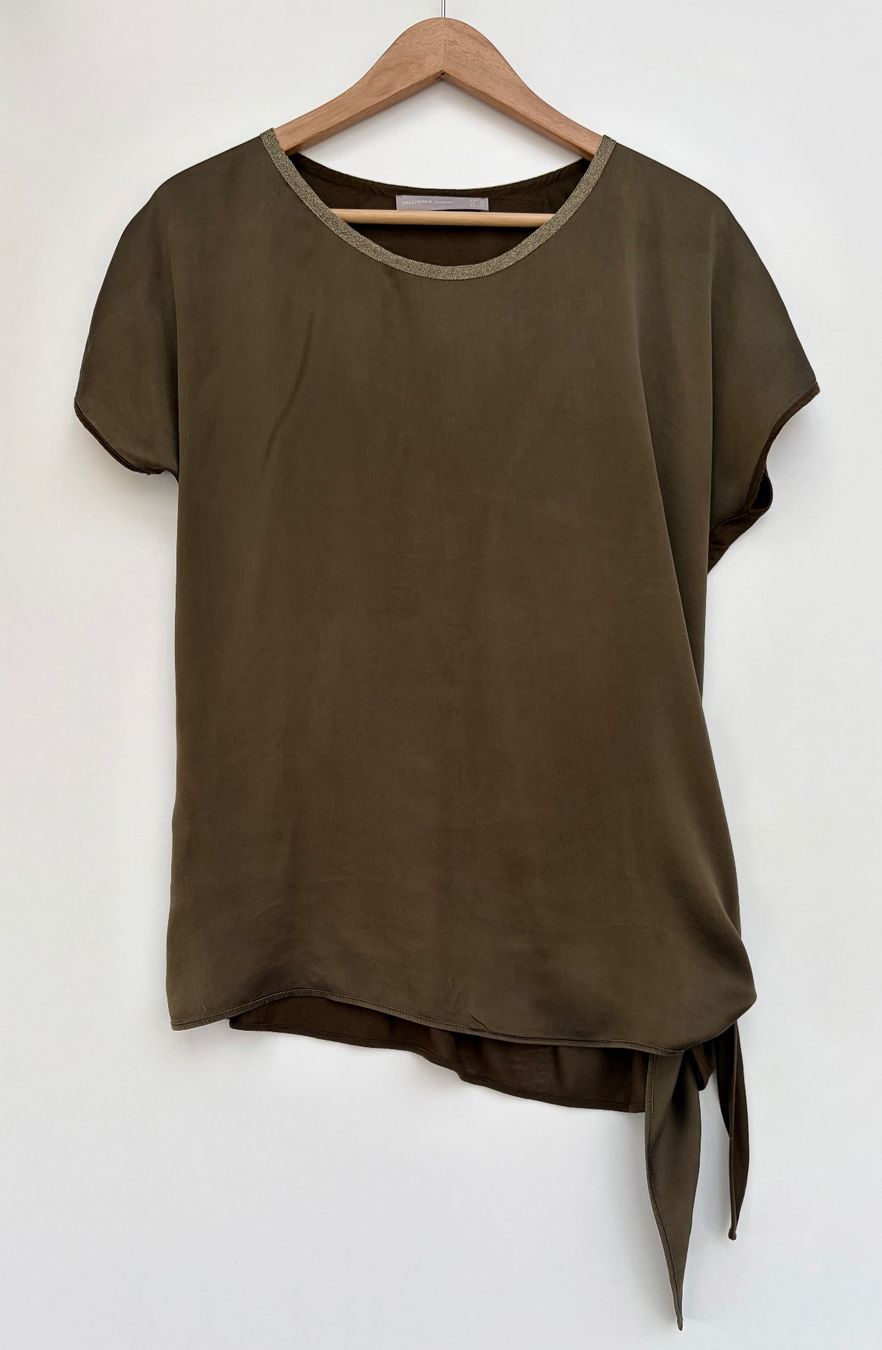 Hallhuber Camicette: Hallhuber Bluse mit Seide Gr.42 – Usato da Unterägeri venduto da Jutka_04 5