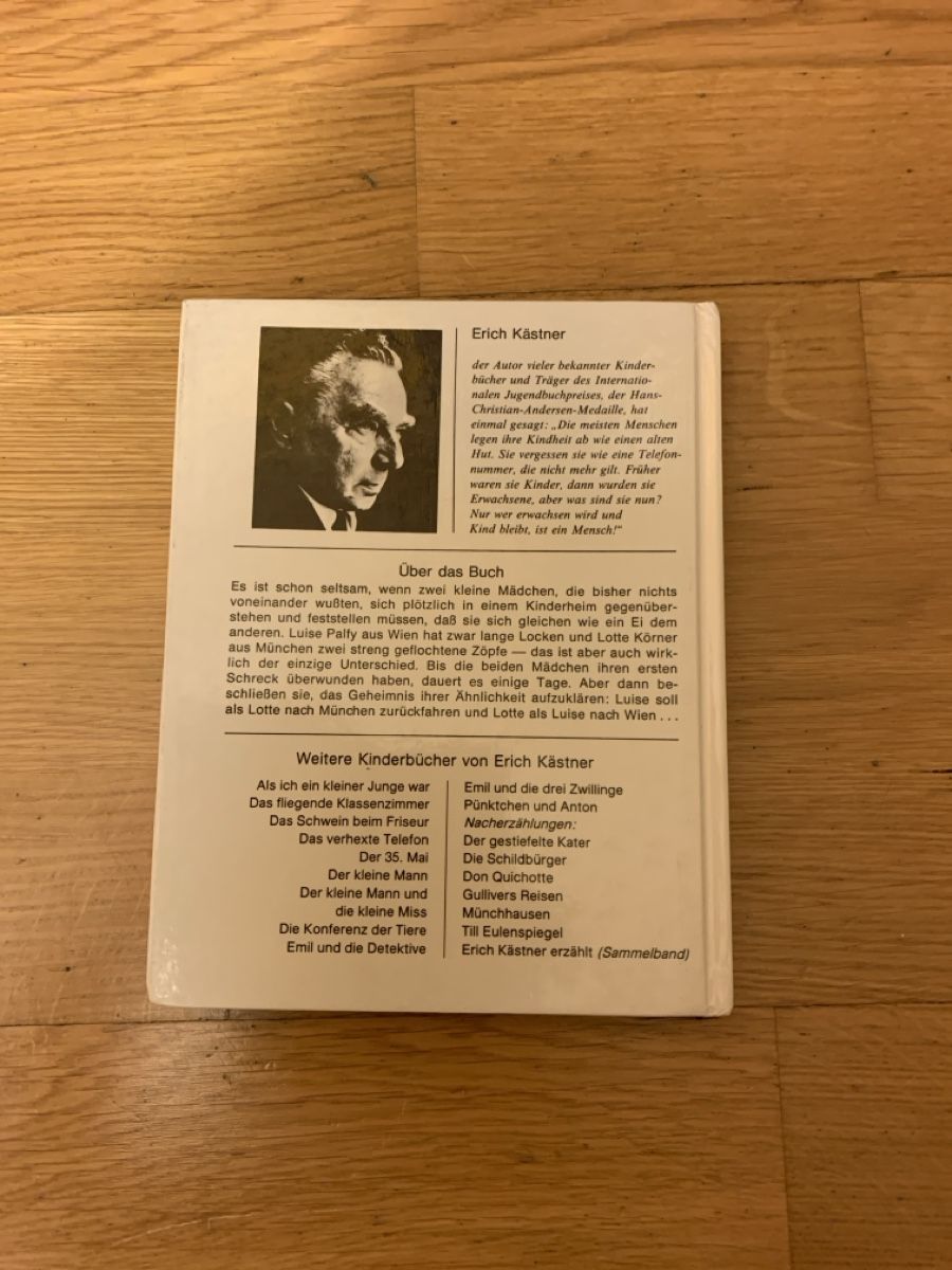 Libri: Das doppelte Lottchen von Erich Kästner, Kinderbuch – Usato da Biel/Bienne venduto da SwissThirdLife 1
