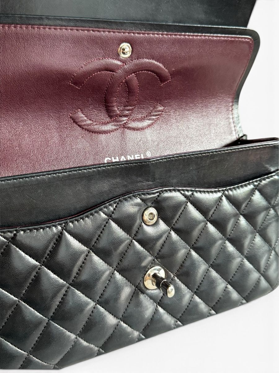 Chanel Borse da donna: CHANEL Classic 11.12 Lambskin Medium Double Flap Tasche – Usato da Kriens venduto da hannaandkiko 7