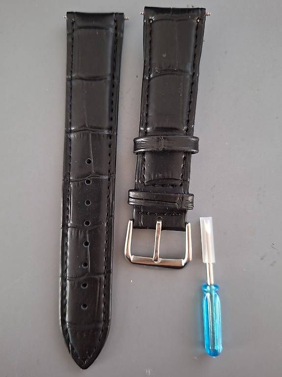 Bracciali & Braccialetti: Uhren Leder Armband 20mm – Nuovo (secondo la descrizione) da Worblaufen venduto da Aandy