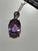 Pendentif avec améthyste , argent 925.(2,8g)