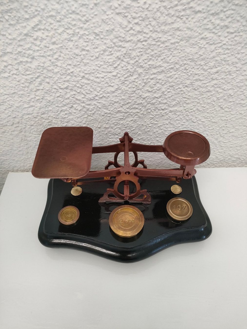 Altra tecnologia per ufficio: Nostalgische Messing Briefwaage mit Gewichten – Usato da Dietikon venduto da Tucumano1981 1