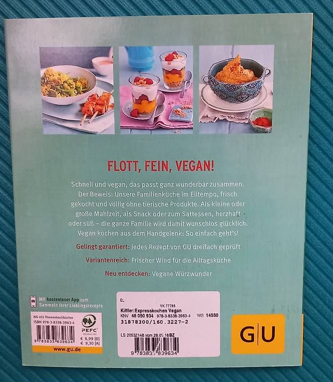 Livres: Expresskochen VEGAN – D'occasion à Büsserach par pepper44 1
