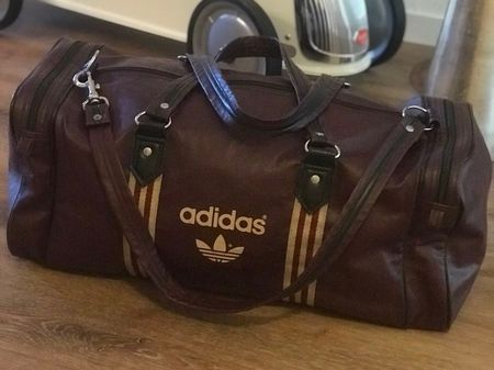 Adidas tasche braun leder online