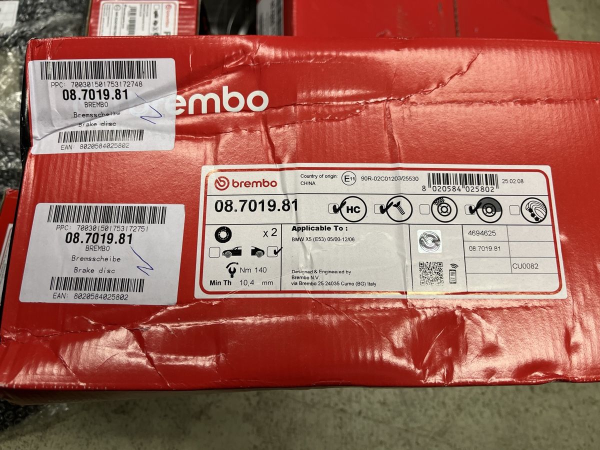 Brembo Alle Autoersatzteile: Satz Brembo Bremsen OVP BMW e53 X5 – Neu und originalverpackt aus Greppen von Slik21 1