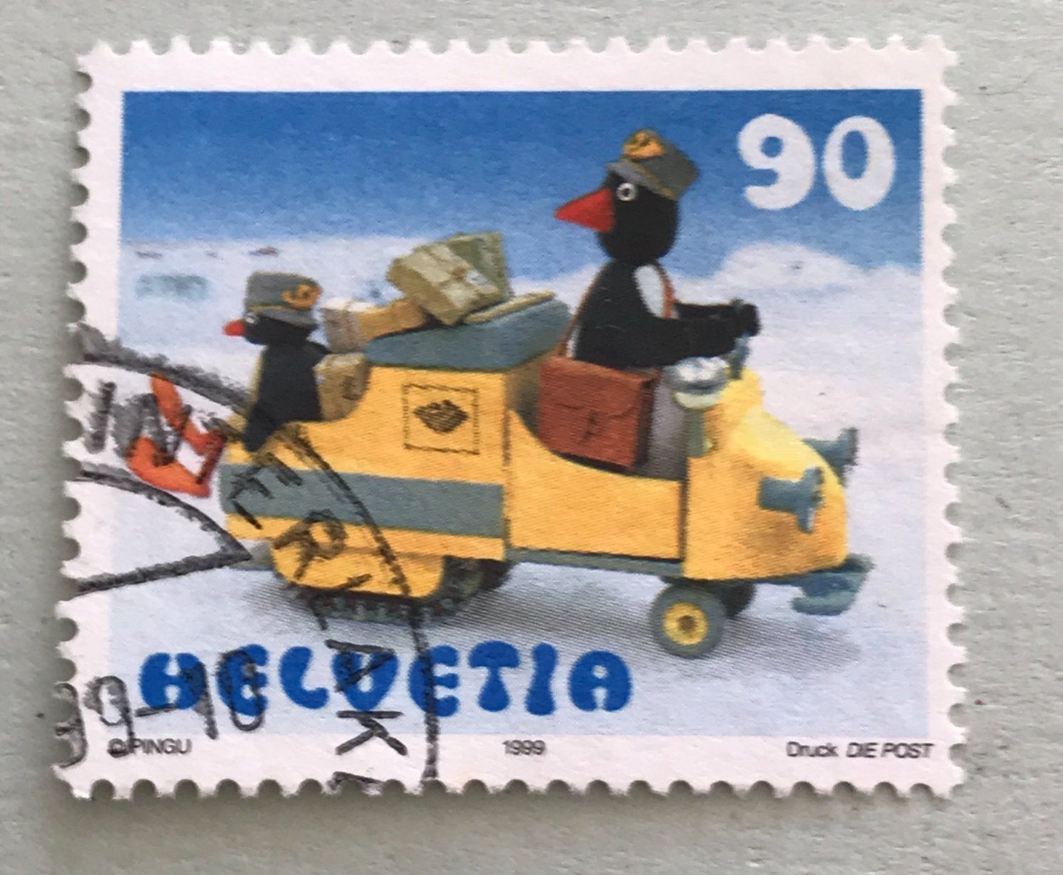 Tutti i francobolli: Nr.965 mit Stempel Papa Pingu  1999   – Usato da Aarau venduto da Billa007