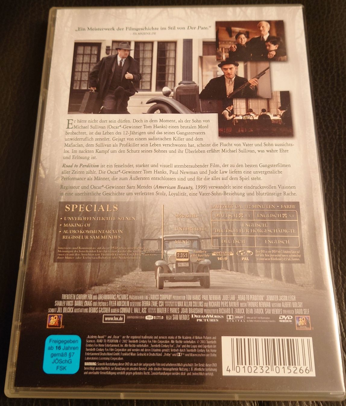 Tutti i DVDs: Road to Perdition – Usato da Zug venduto da Hockey12 1