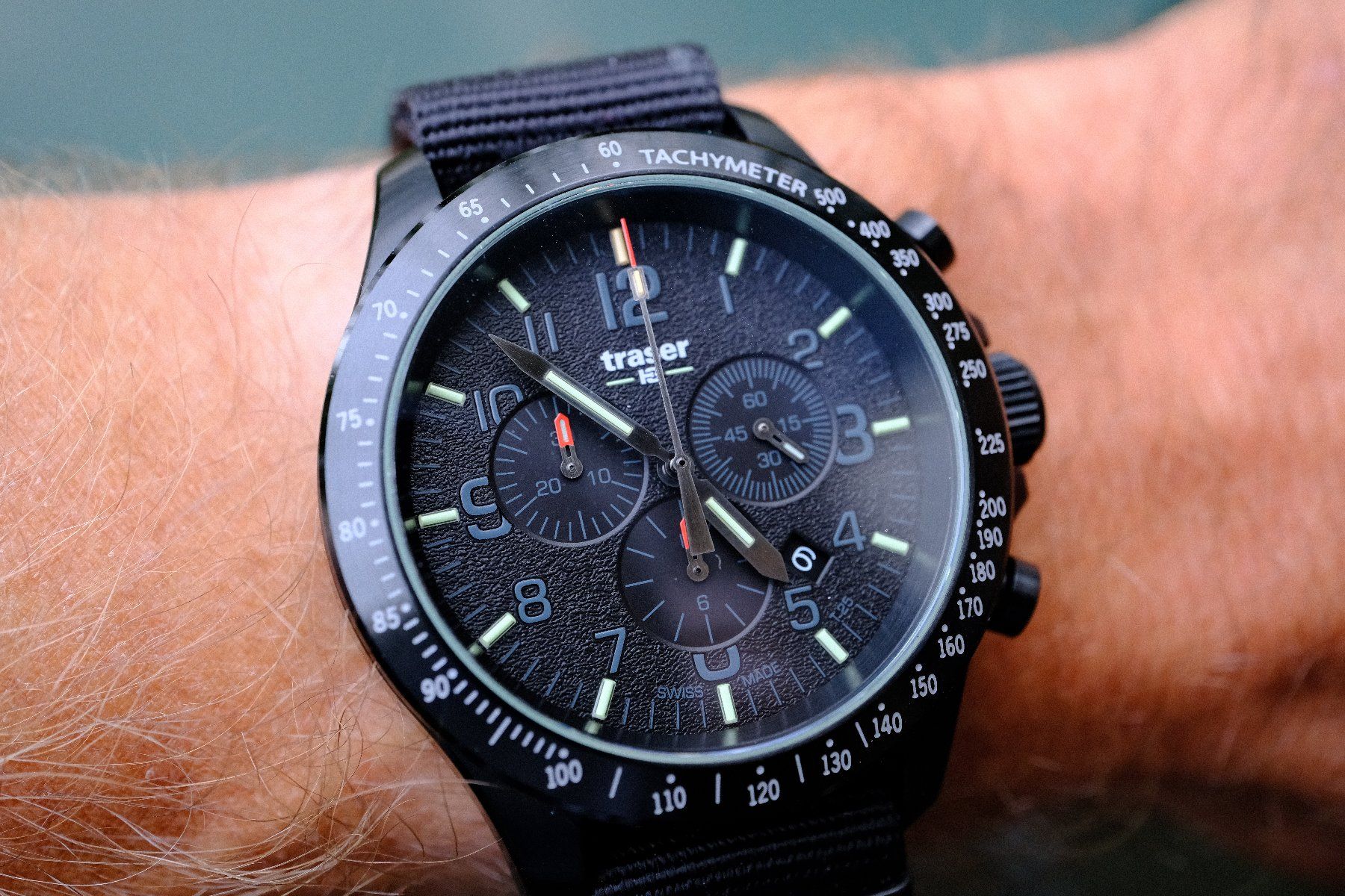 Traser Orologi: Traser Uhr / H3 Chronograph / mb-microtec /ca. 45mm – Usato da Bern venduto da Xtralite 5