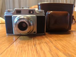 Agfa Super Silette Kleinbildkamera mit Zubehör Lederetui 