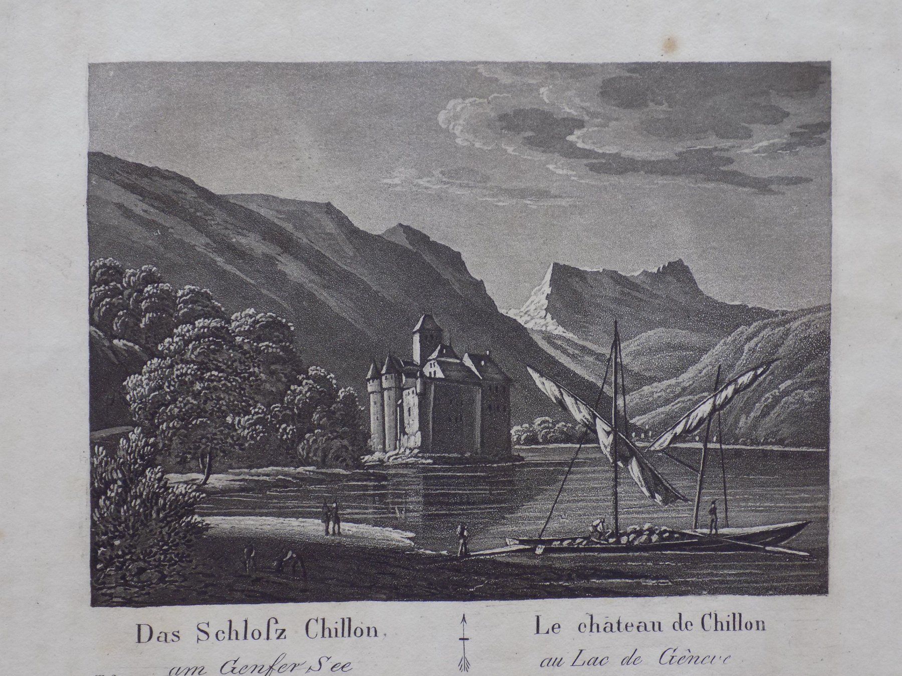 Incisioni: Schloss Chillon le château – Usato da Risch venduto da Rischli15 1