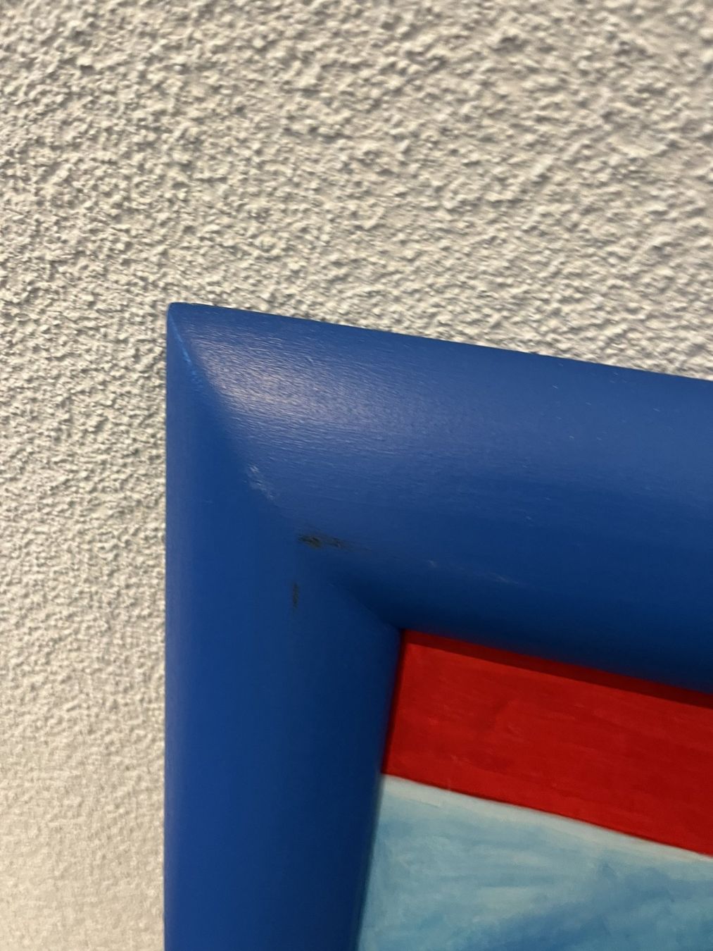 Foto & Immagini: Dekobild mit blauem Rahmen modern abstrakt – Usato da Rapperswil SG venduto da inf_g7g9 1