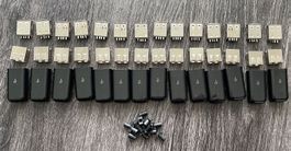 14 x USB-Stecker NEU - 14x connecteurs USB NEUFS à monter