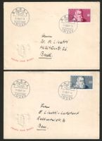 1948 : Nr. W29 + W30 auf Ersttags Brief : KP 225.--