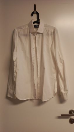 Hemd Charles Voegele weiss Baumwolle Stretch
