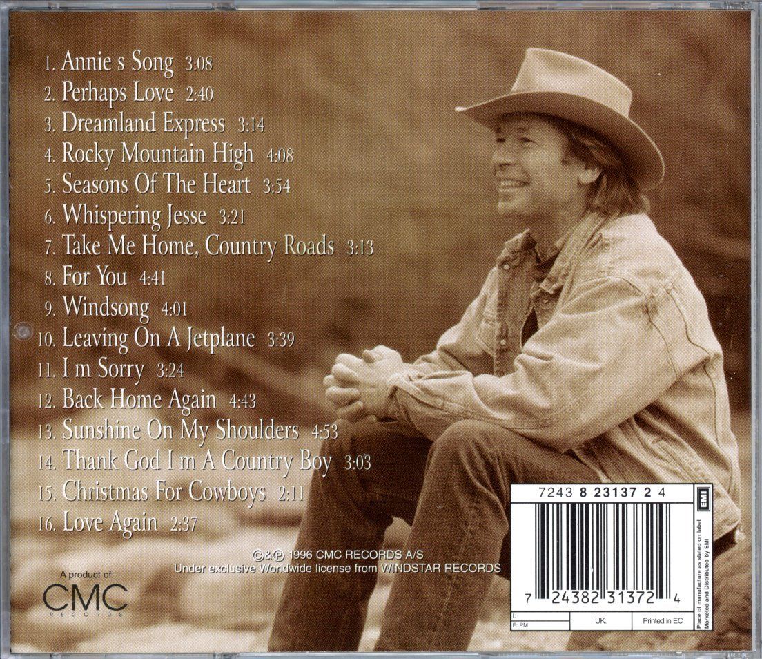 CD: CD - JOHN DENVER The Unplugged Collection – Usato da Morges venduto da evnocha3 1