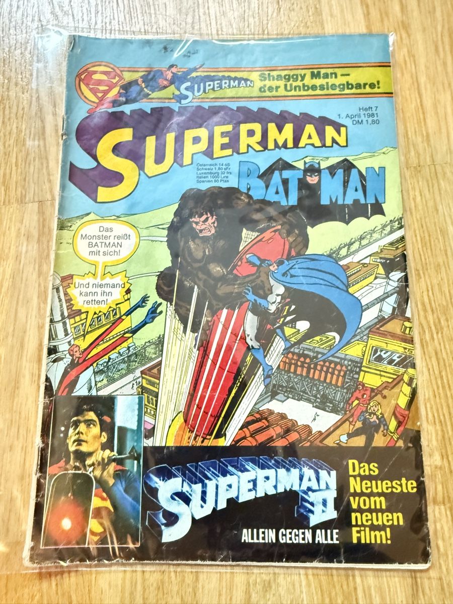 Fumetti: 🚨 • Superman / Batman Comic  – Usato da Allschwil venduto da Collector.Shop.Swizz