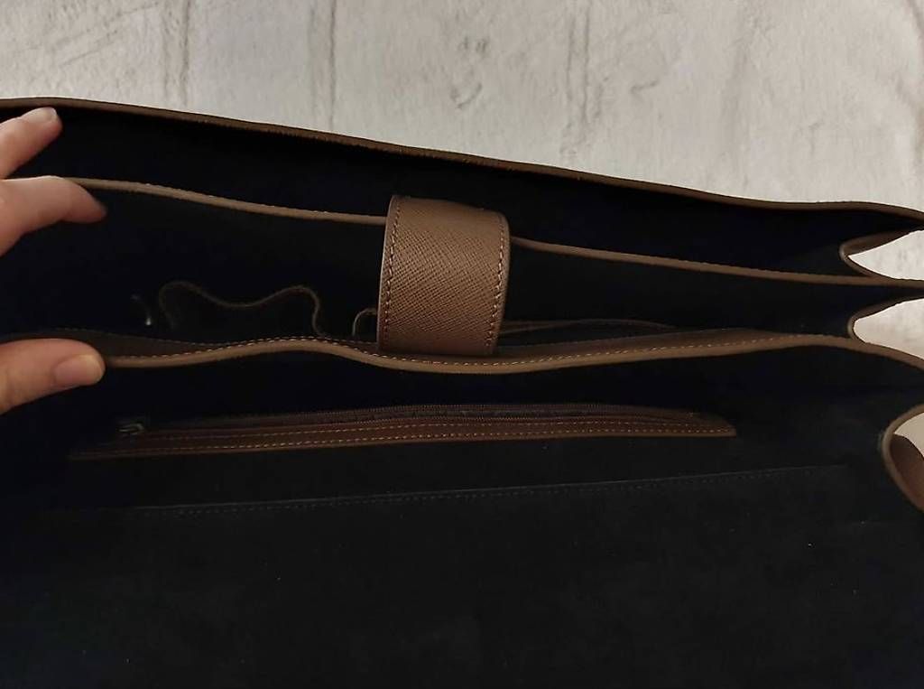 Valigie & Borse: NEU Braune Navyboot Businesstasche aus Leder – Usato da Steinhausen venduto da DavidZG 3