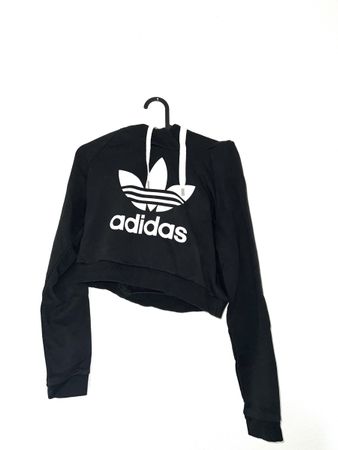 Adidas Cropped Hoodie Gr. 36