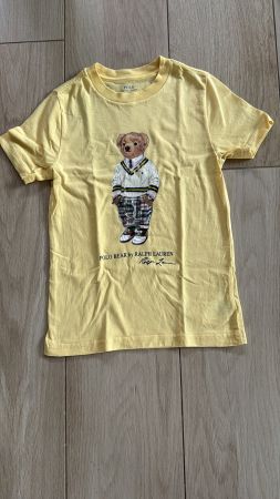 Polo Ralph Lauren Polo Bear T-Shirt Kinder Grösse 120 – Gelb