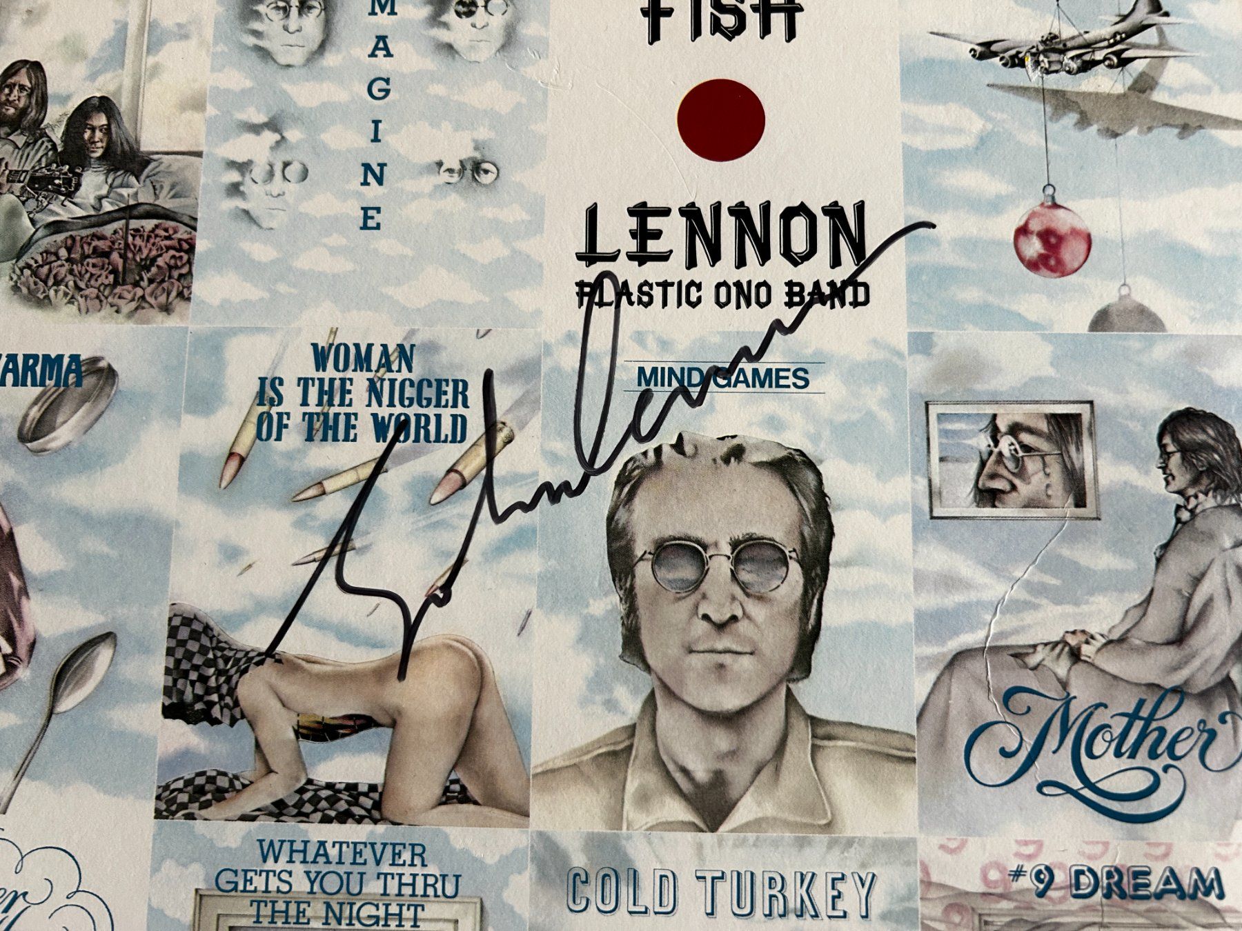 Autogramme: Autogramm John Lennon auf LP Shaved Fish, selten – Gebraucht aus Steinach von Jaguare1961 1