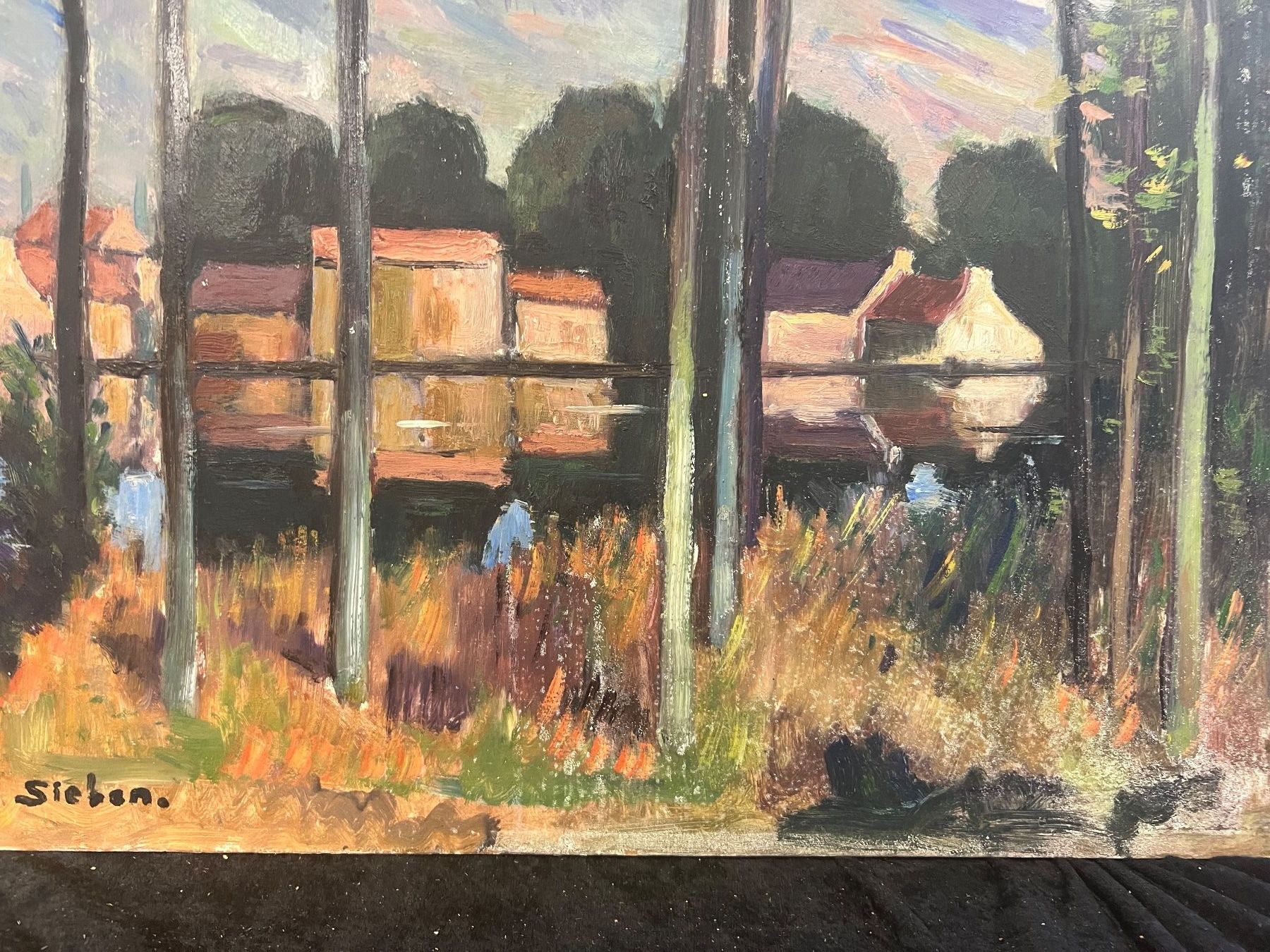 Tableaux: HUILE SUR PANNEAU SIGNÉE – D'occasion à Genève par Qanil77 2