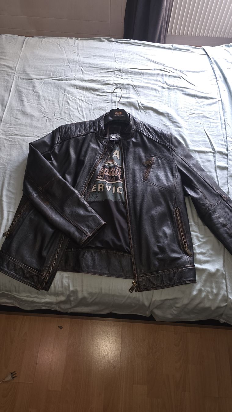 Jacken: Lederjacke Caffe Racer – Neu (gemäss Beschreibung) aus bern von Brigante100