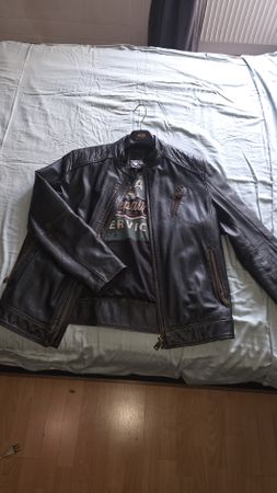 Lederjacke Caffe Racer