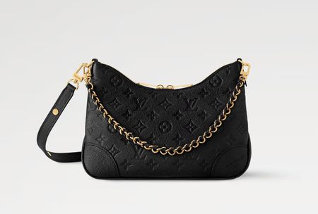 ❤️ Louis Vuitton Boulogne Empreinte Leder Noir