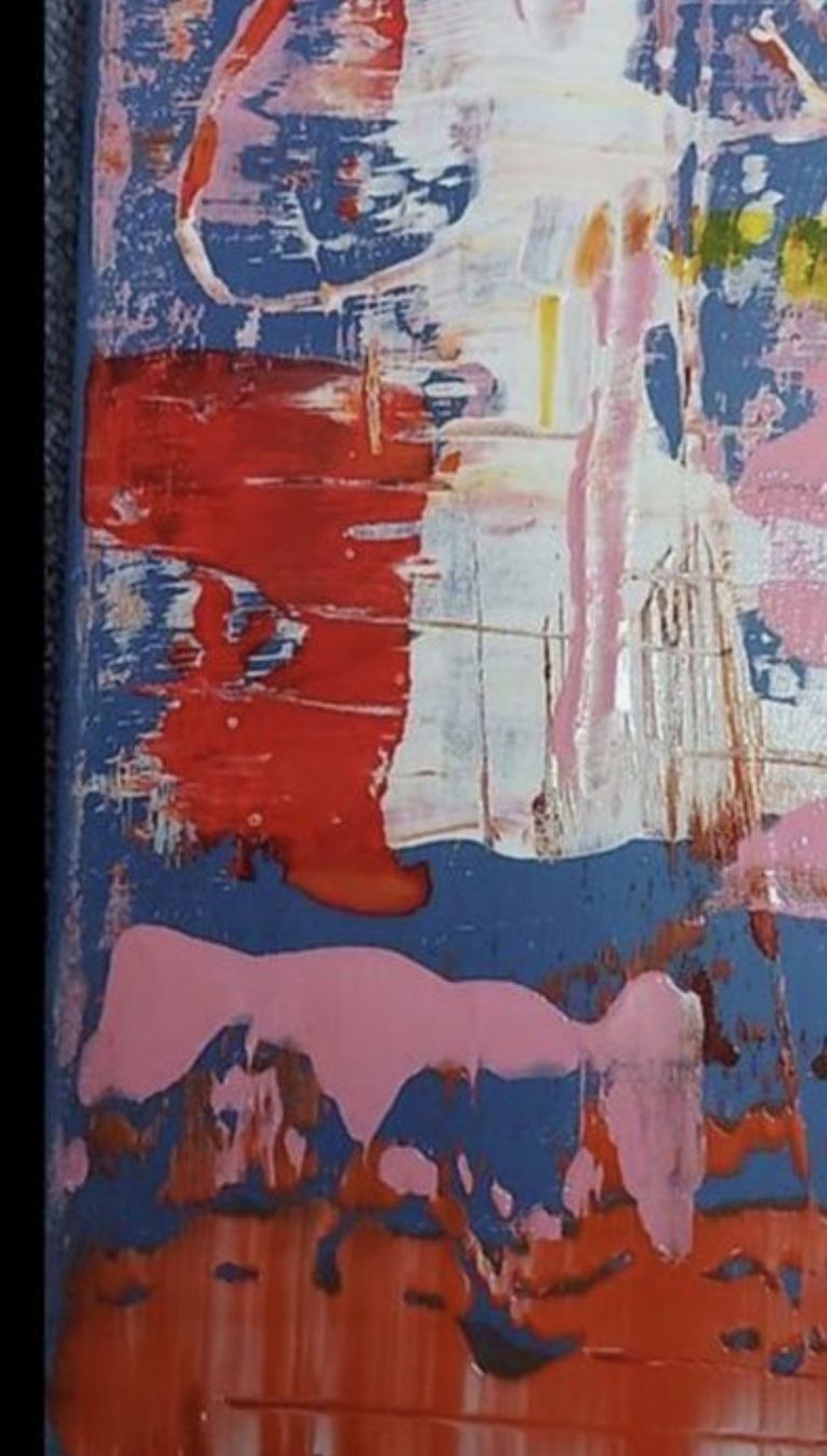 Dipinti: Gemälde Abstrakt Bunt handmade 40×50 – Nuovo (secondo la descrizione) da Riehen venduto da Steinbock1970 3