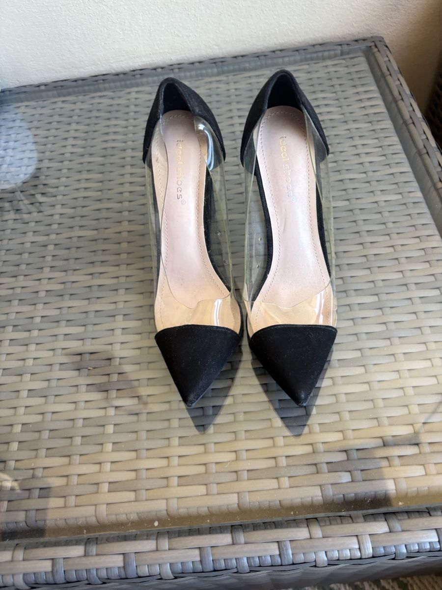 Chaussures femmes: Escarpins noire et transparent taille 37 – Neuf (Voir description) à Genève par ste_k6dj