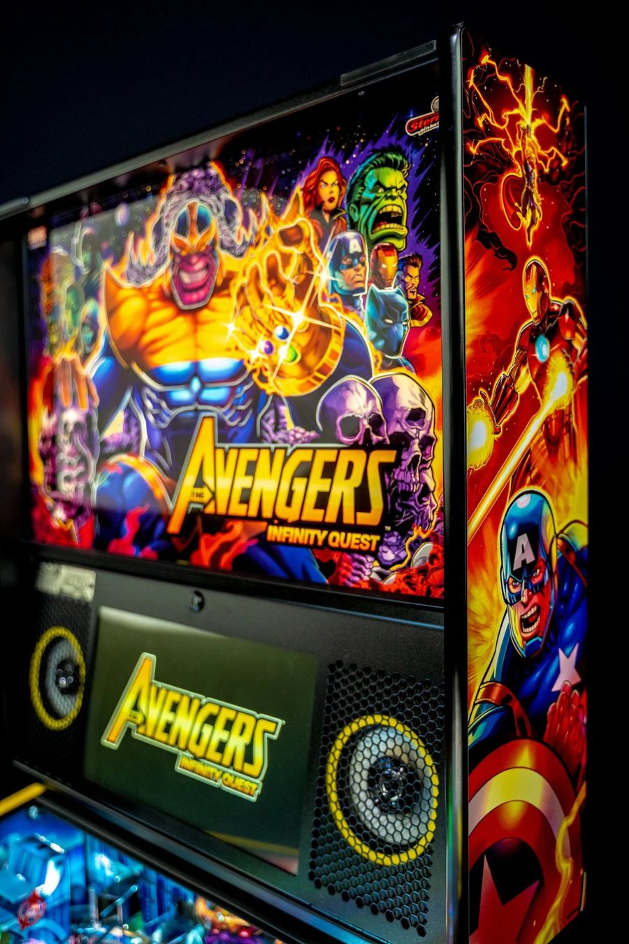 Stern Pinball Flipper: Stern Avengers Infinity Quest LE + Topper Flipperkasten – Usato da Carì venduto da Max1102 5