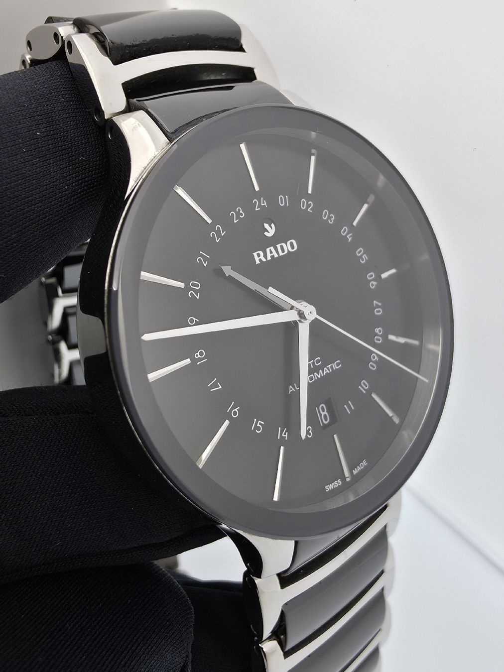 Rado Montres: Rado Centrix XL UTC Automatic – D'occasion à Zürich par Juwelier_Stauffacher