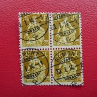 1914, Helvetia mit Schwertz: Nr.116 3FR. von ROMONT (FR)