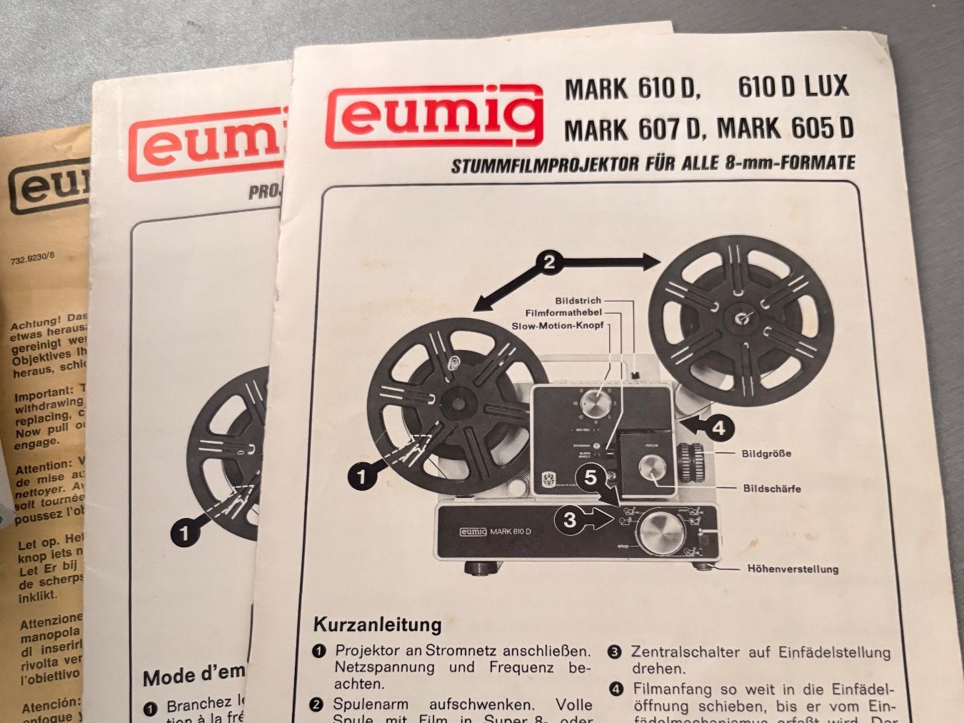 Eumig Vidéoprojecteurs: Eumig Mark 605 D Projektor – D'occasion à Emmenbrücke par Pajuma 1