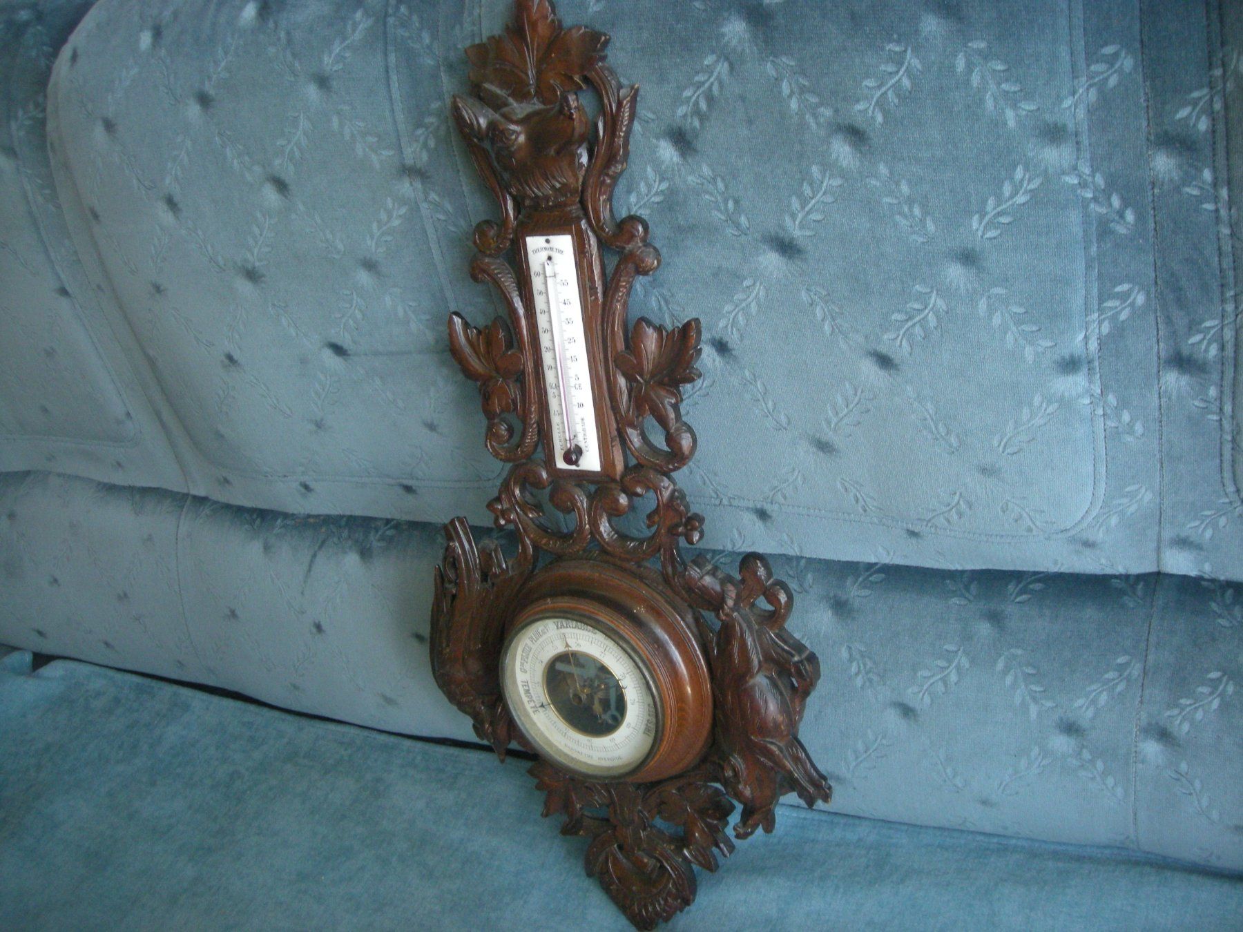 Altri elettrodomestici e apparecchi d’epoca: Antik Barometer und Thermometer Schnitzerei – Usato da Spreitenbach venduto da Sniper8952 3