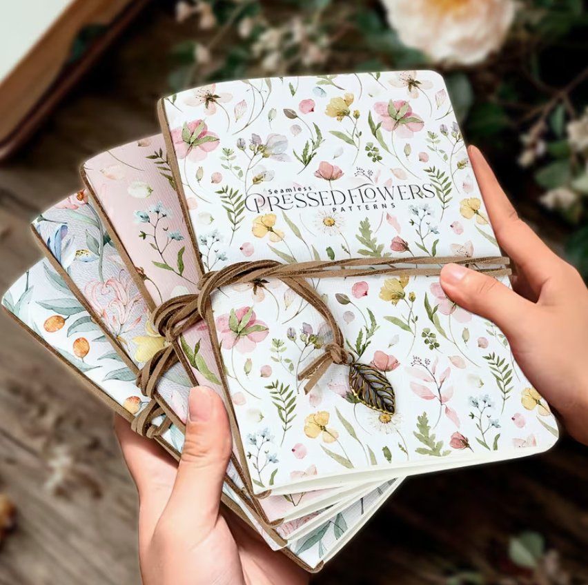 Riviste & Magazine: 4 Hefte - Set A5 / mit Blumenmotiven – Nuovo e nell'imballaggio originale da Frauenfeld venduto da Metaria369 2