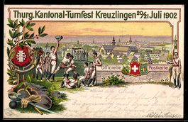 AK Kreuzlingen, Thurg. Kantonal-Turnfest 1902, Ansicht der S