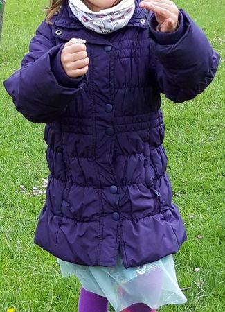 Daunenmantel/doudoune fille
