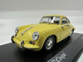 Porsche 356 C Coupé 1:43, condorgelb, limitiert, MINICHAMPS