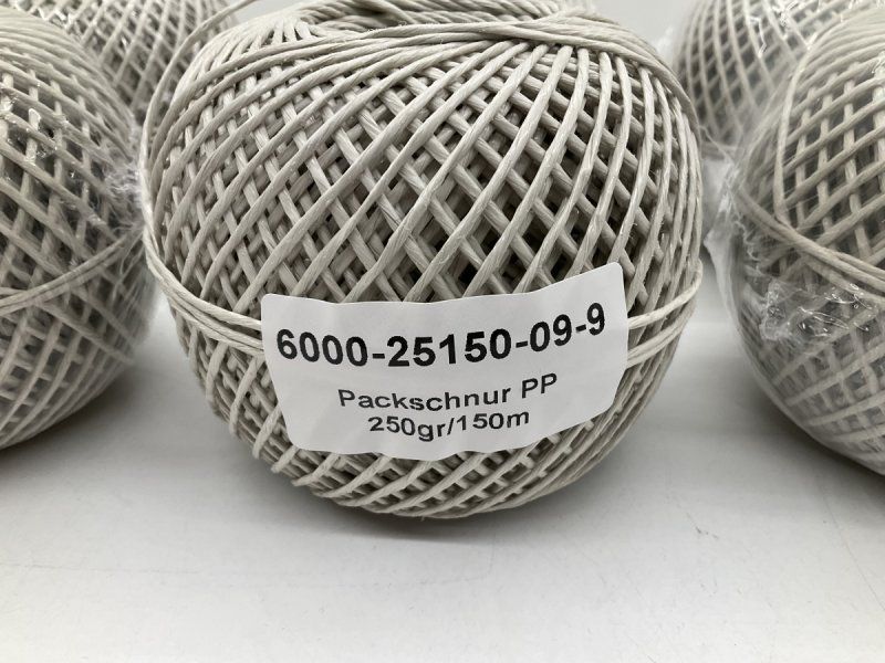 Cordicelle & Fili: 8 Rollen à 150m Packschnur PP – Nuovo e nell'imballaggio originale da Kehrsatz venduto da ba-ch 1