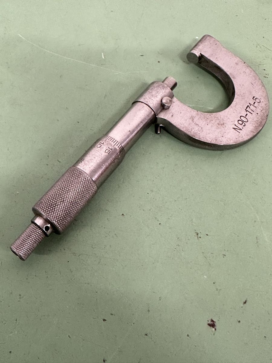 Misurare: Mikrometer, 0-25 mm. CE.Johansson Sweden – Usato da Aarberg venduto da SNMachines 3