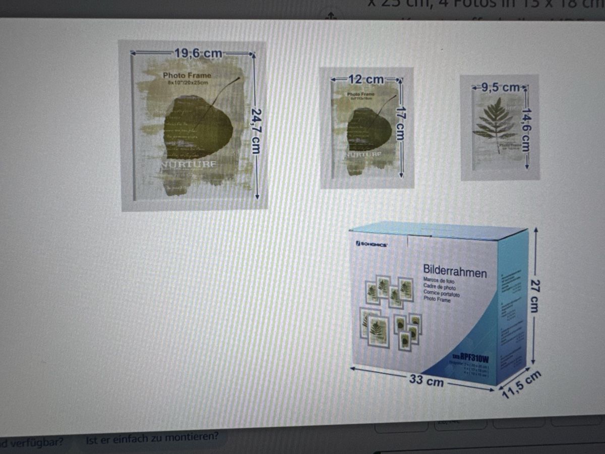 Bilderrahmen: Bilderrahmen 10er Set weiss Kunststoff MDF – Neu und originalverpackt aus Bremgarten AG von val_ch 1