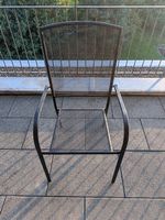 Gartenstuhl Metall (4 Stück) inkl. Kissen