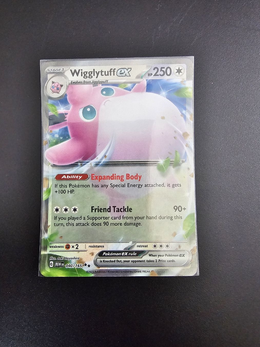 Pokémon Sammelbilder & Trading cards: Pokémon Wigglytuff ex - 151- 040/165 EN – Neu (gemäss Beschreibung) aus Güttingen von Kejimba