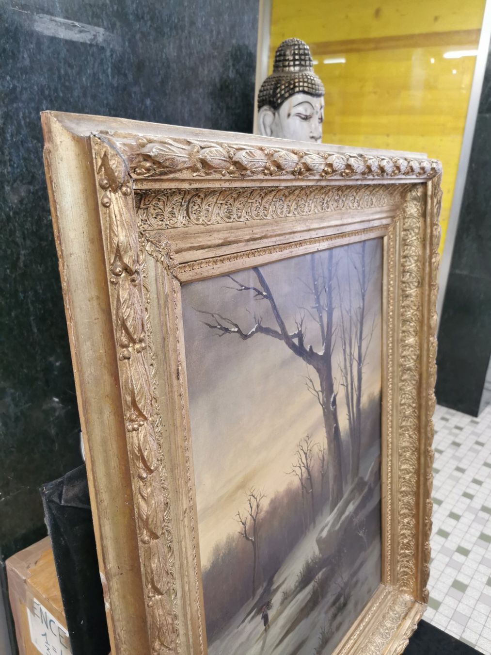 Dipinti: ANCIENNE HUILE SUR TOILE – Usato da Genève venduto da Qanil77 4