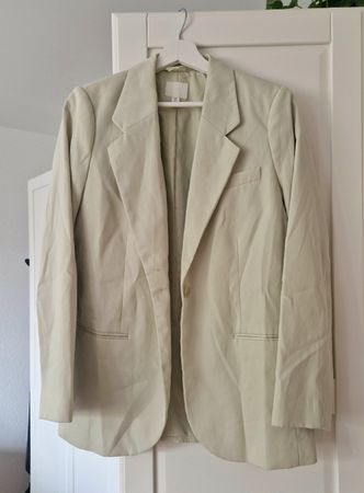 Frühlings Blazer&Hose Set in Pastellgrün, H&M, Gr. S