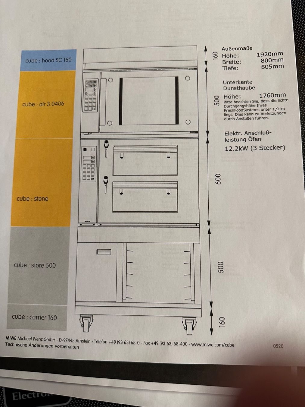 Forni: Backstation MIWE für professionelles Backen – Usato da Aedermannsdorf venduto da Emely2019 3