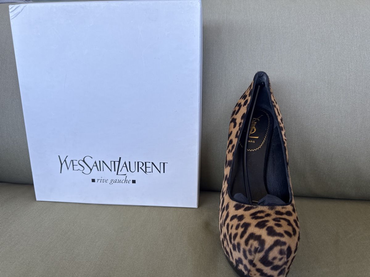 Damenschuhe: Yves Saint Laurent Leopard Platforms, Size 39, Like New! – Neu (gemäss Beschreibung) aus Berneck von E_ZLK 1